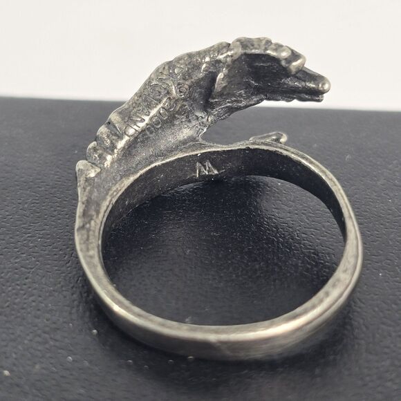 England 2000 Skeleton Hand Bones Gothic Biker Grunge Detailed Ring Sz 12 - Picture 6 of 7